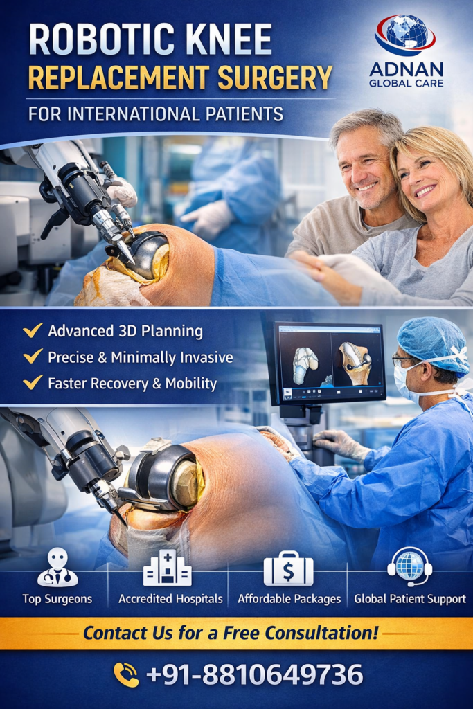 Robotic knee surgery for global patients