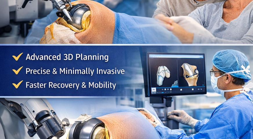 Robotic knee surgery for global patients